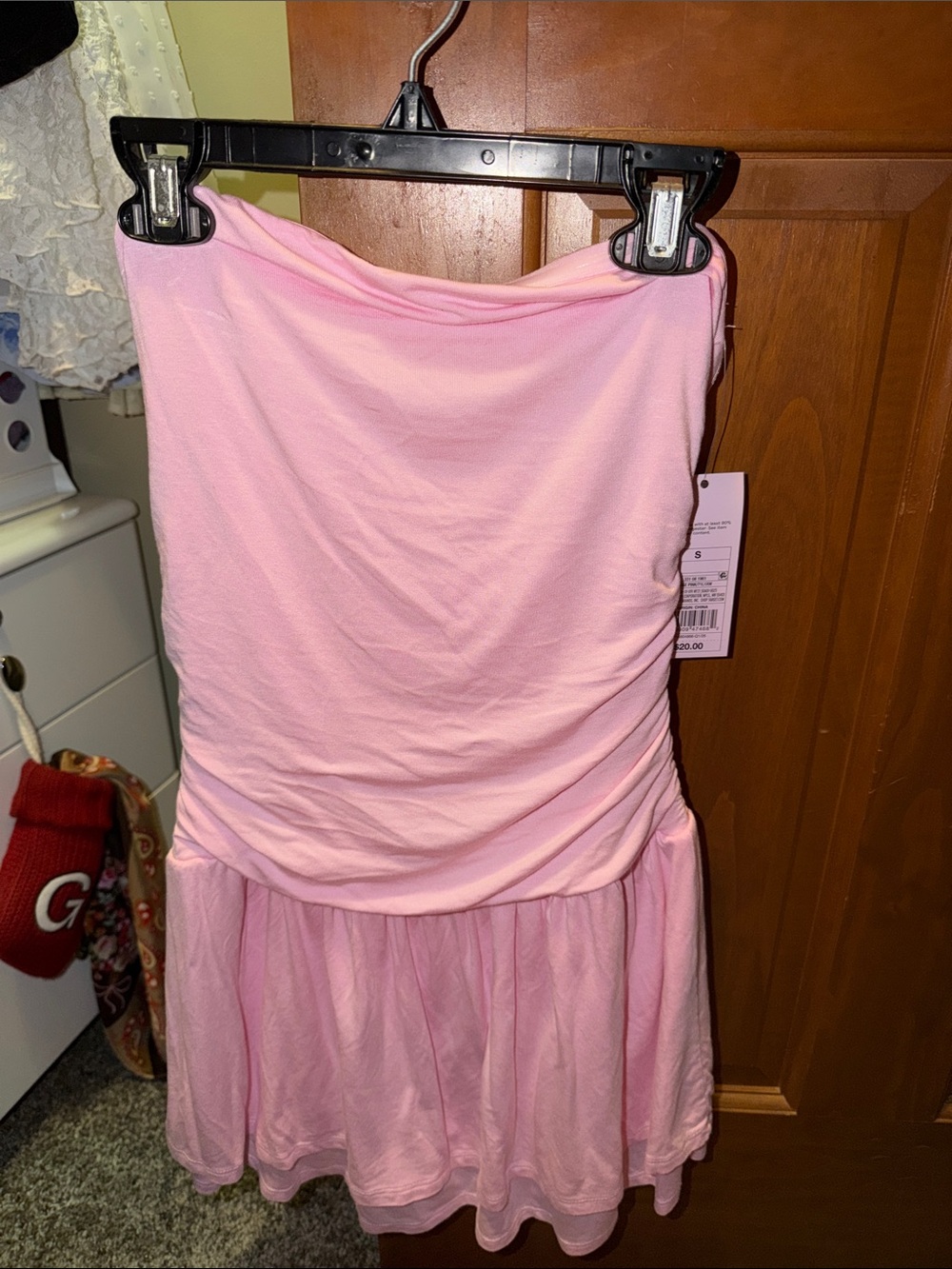 Women’s Strapless Casual Skater Dress